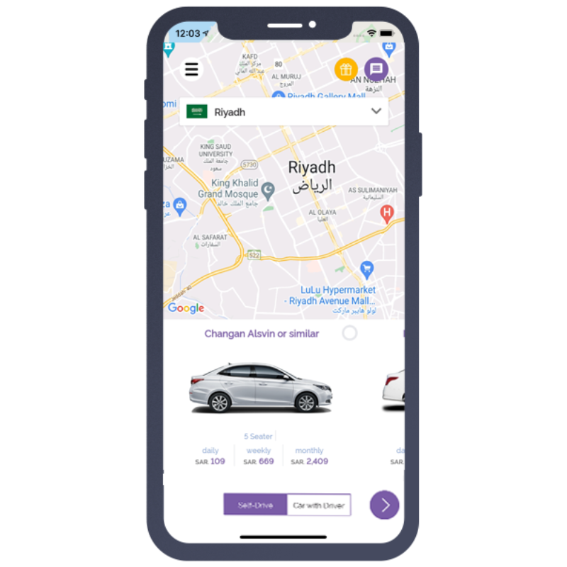 Rent a Car in Riyadh, KSA Car Rental Near Me eZhire